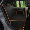 Small ears - black with orange trim