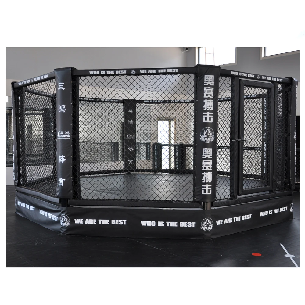 競技用オクタゴンMMAケージ ボクシングリング サイズ4m~8m カスタムロゴ可