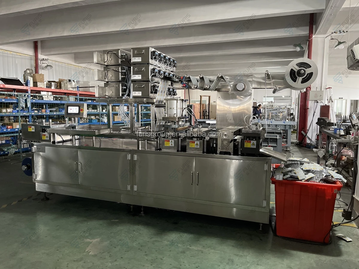 Automatic Pack Pharmacy Blister Making Machine Pill Tablet Softgel Gelatine Capsule Blister Packing Machine