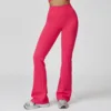 Peony Red Flare Pants