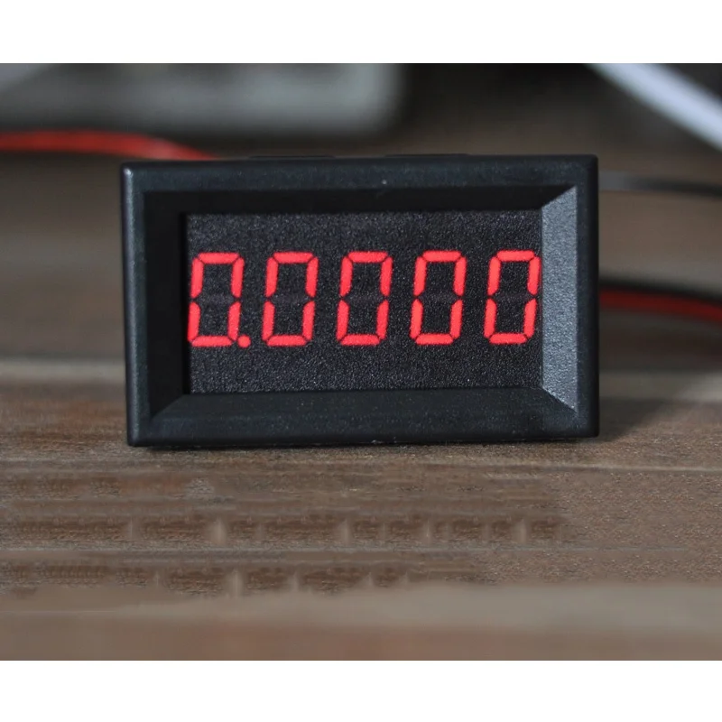 Taidacent High-precision Digital Ammeter 5 Digit DC Amp Panel Meter 0.36 Inch Tube Display 0-3A DC Digital Micro Ammeter Gauge