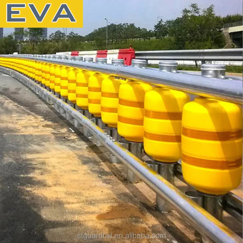 Factory Price Road Safely Roller Barriers Single Traffic Crash Barrier Roller Highway Easy Assembled Safety Roller Barrier