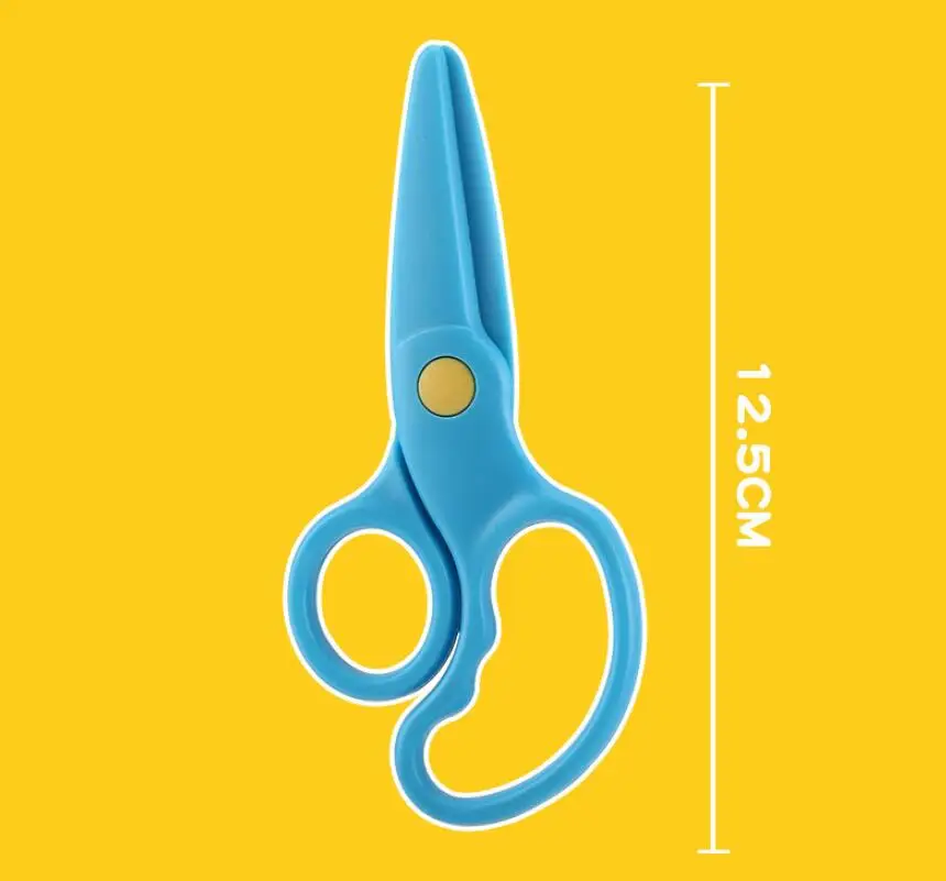 China Factory Children´s safety creative handmade scissors plastic  student paper-cutting scissors kindergarten handmade DIY toys as shown in  the picture in bulk online 