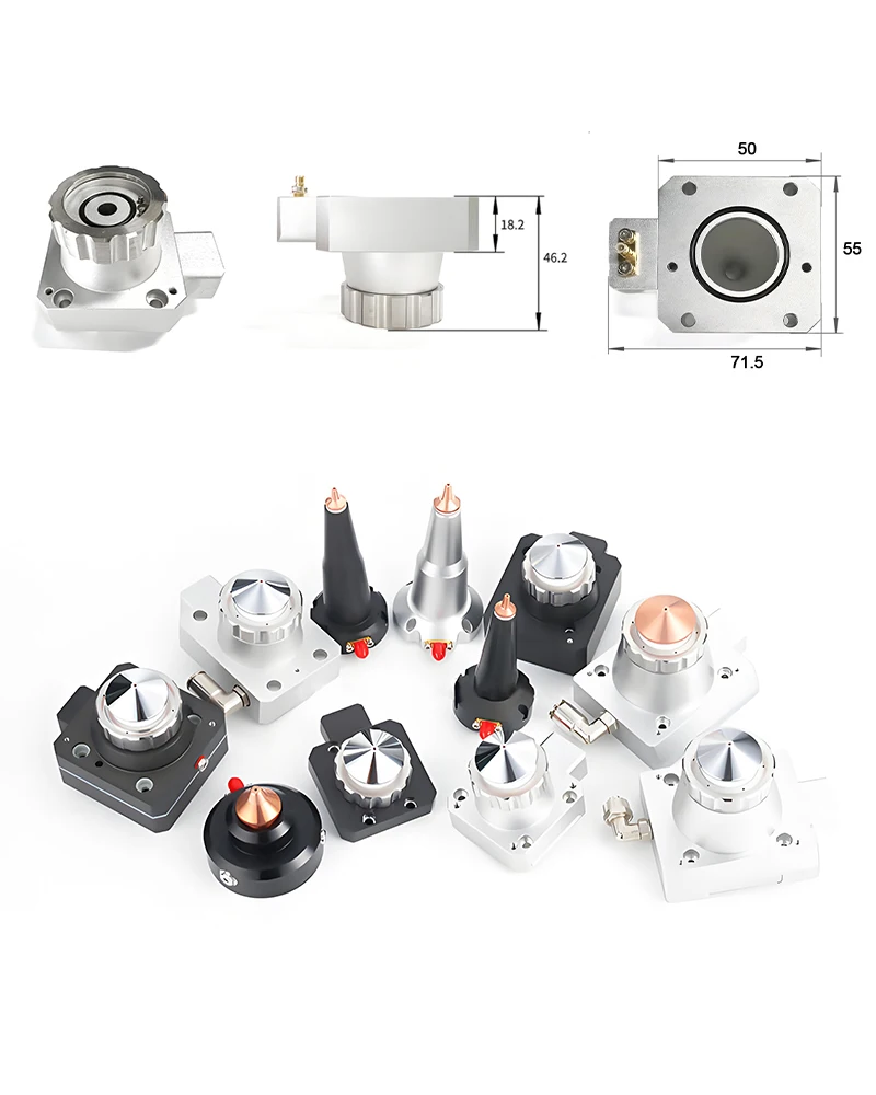 New for Raytools BM109 Cutting Head Laser Equipment Parts 120AH1300A TRA Capacitive Sensor Nozzle Connector Original Equipment