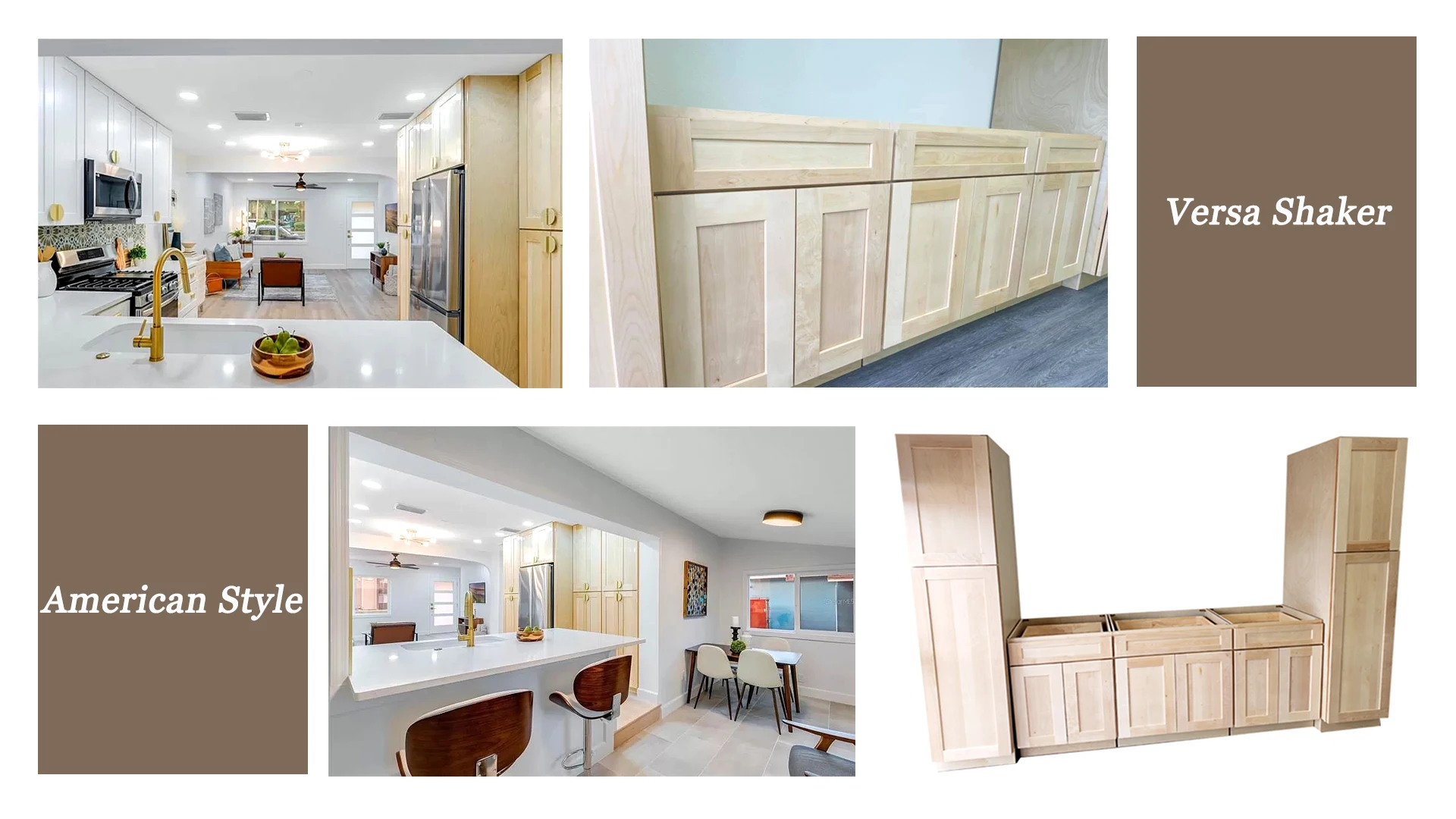 No Quantity Limited Unfinished Wholesale Shaker Rta Wooden Kitchen