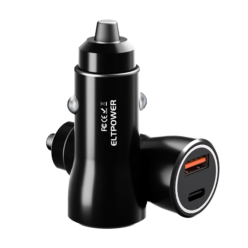 PD18W USB Type C Car Charger Quick Charge QC3.0 Fast Charging Car Charger for Smartphones, Tablets, Digital Cameras