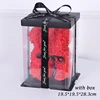 Orso di rose rosso - 25 cm con regalo