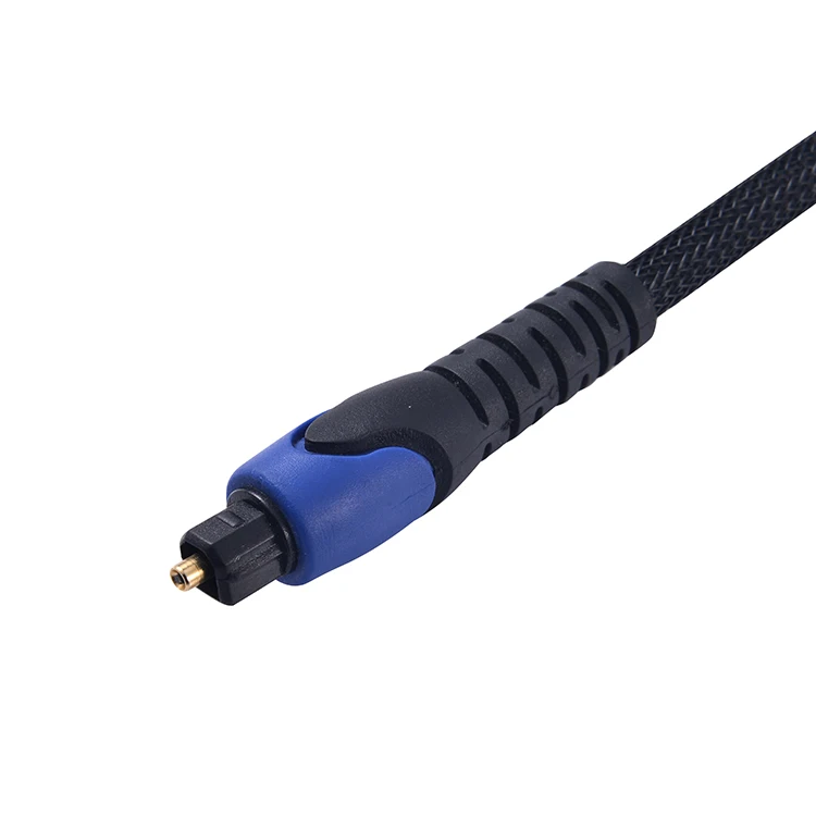 F60A07 24K Gold plated connectors Toslink Male to Male cable Digital Optical Toslink Cable XYFW-F22A
