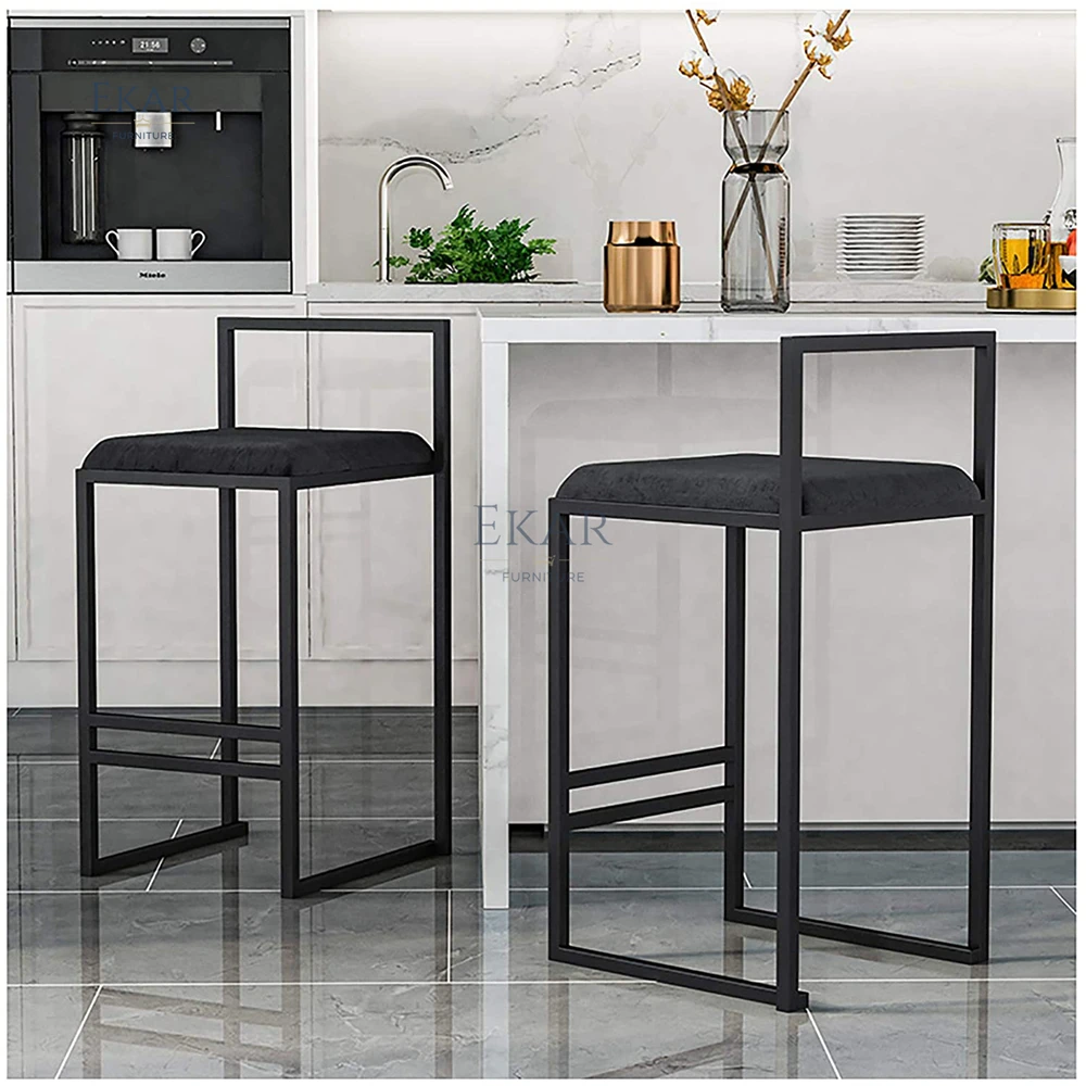 Factory Direct Sale Bar Stool Restaurant Furniture High Stool Barstool Metal Bar Chair manufacture