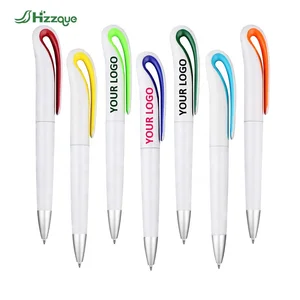Wholesale Multi-colour Personalized With Custom Logo 1.00mm Plastic Ballpoint Pen