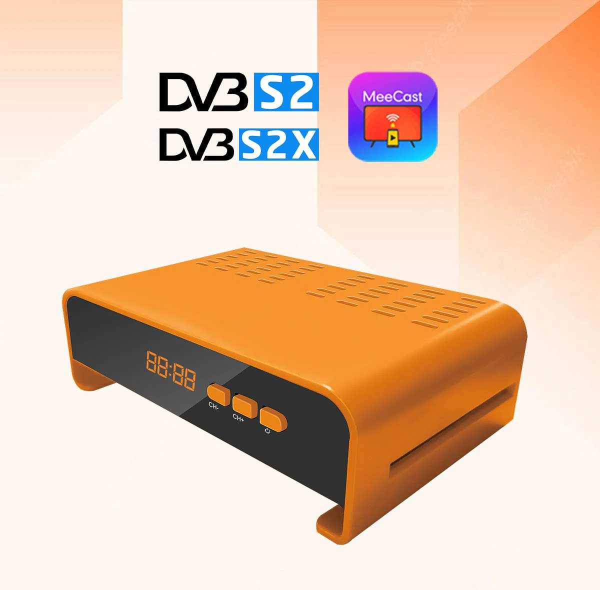 product dvb s2  h265 satellite receiver stb gx6605h tv digital tuners free to air meecast cas hevc full hd set top box-56