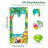 GREEN hawaii hawaiian style photo background cloth