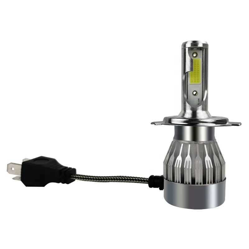 New Update C6 Without Fan H8 H9 H11 Low Beam High Heat Dissipation Aluminum Fanless C6 Led Headlight for Auto Lighting