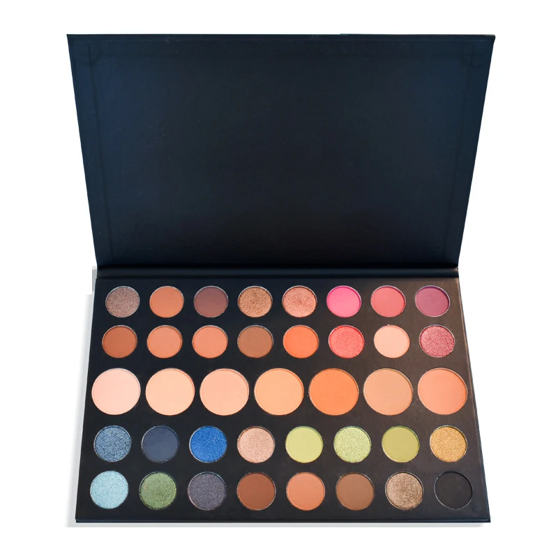 
 39 оттенков бумажные тени для век Палитра жемчужные легкие матовые яркие пудры водостойкие легкие цветные тени для век с индивидуальным логотипом  