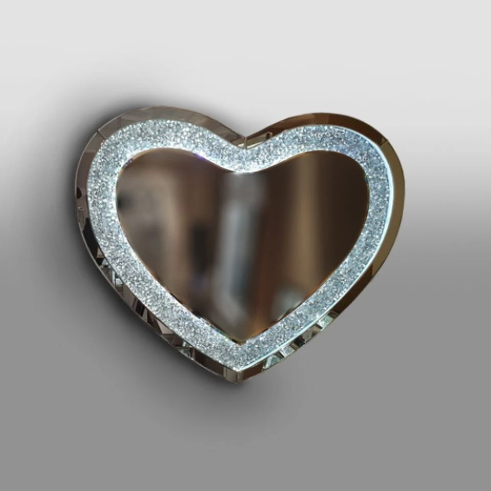 Wholesale Hot Selling Sparkly Crush Diamond Floating Crystal Heart