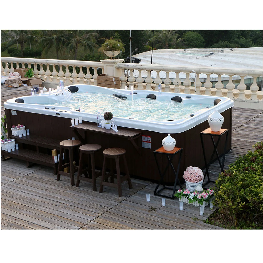 9 10 person Outdoor Massage Whirlpool Hydro Spa Hot Tubs