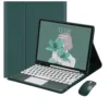 Verde oscuro - Teclado y ratón con trackpad táctil