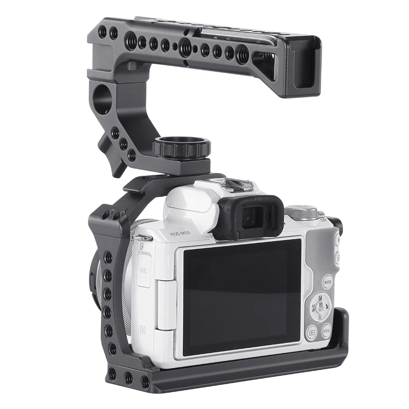 Mamen Camera Cage for Canon M50/M5 Video Shooting Kit SLR Shooting  Stabilizer Camera Bracket Kit