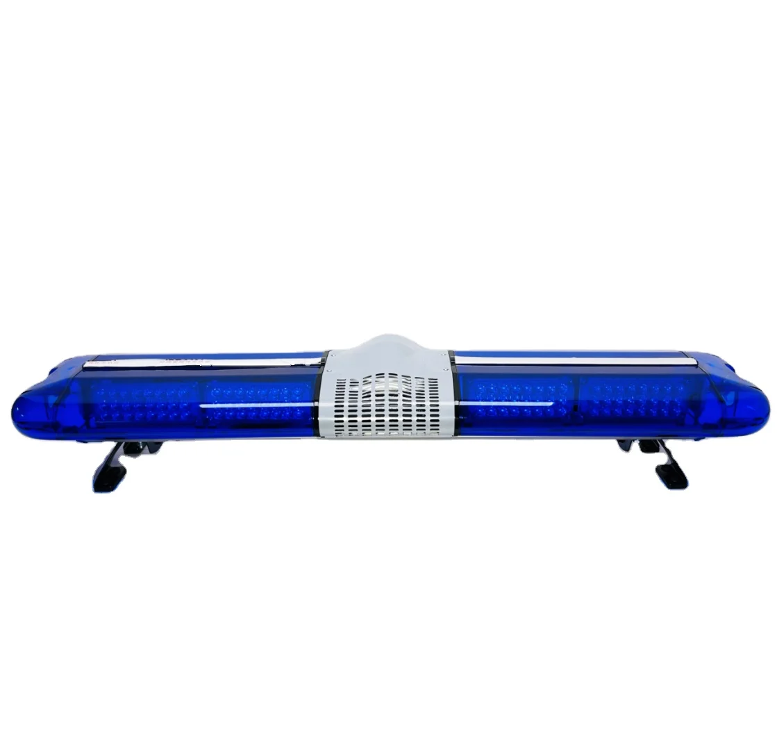Blue Strobe Aurora Led Flashing Warning Ambulance Led Light bar for Emergency Vehicle with Siren Speaker 2023 Ambulance Siren