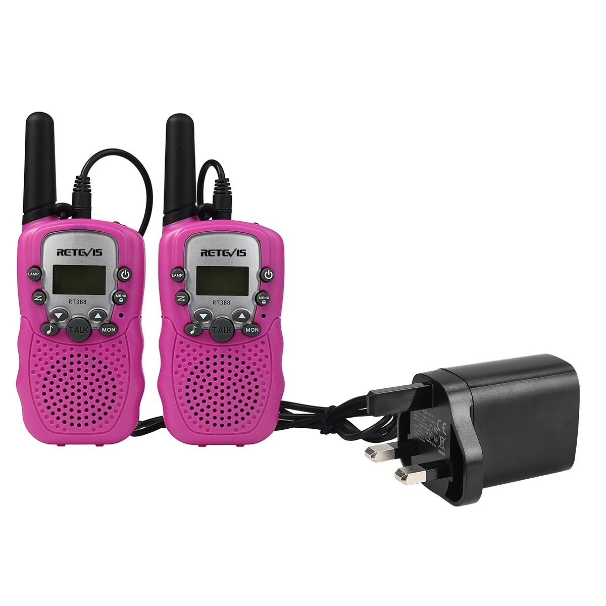 2 pcs=1 pair RT-388 Walkie Talkie Toys For Children 0.5W 22CH Two