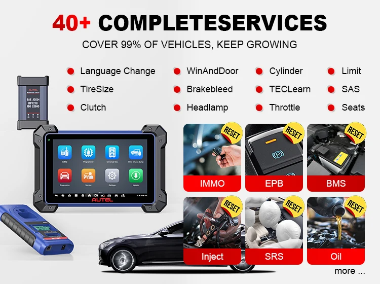 Professional  autel Im608ii  Im608 2 Im608pro 608 Obd 2 Locksmith Tools Key Fob Programmer Diagnostic Automotive Scanner
