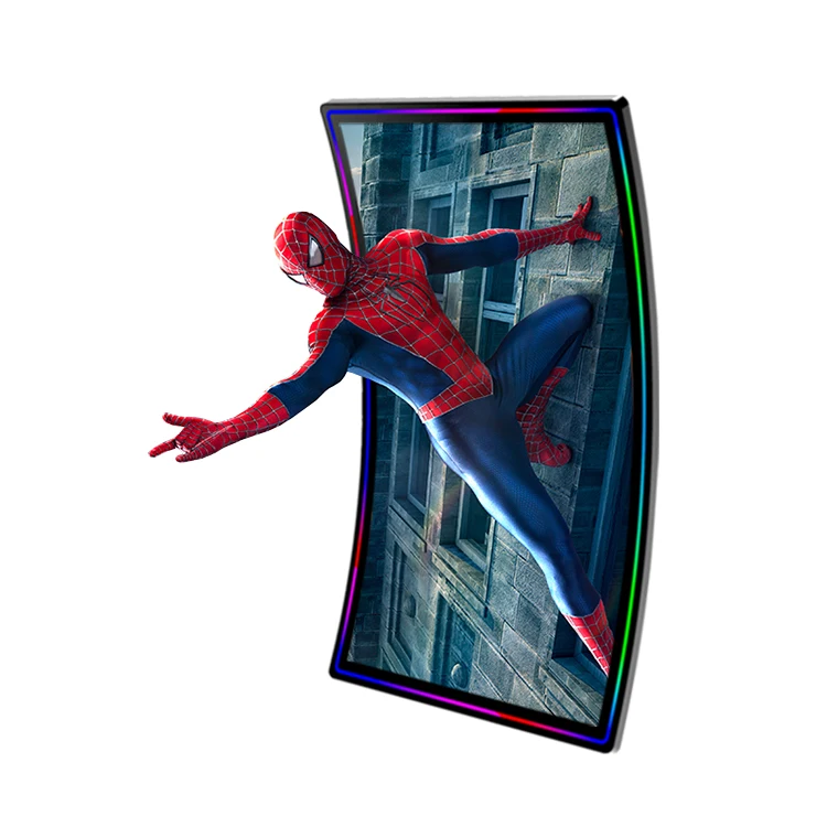 Capacitive Curved Touch Screen Game Display 32 43 49 55 Inch 4K Ultra Wide Curved Monitor Led Light Monitor