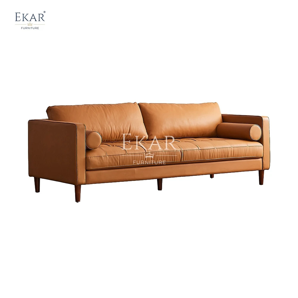 New Design Ekar Luxury Oiled Leather Living Room Sofa