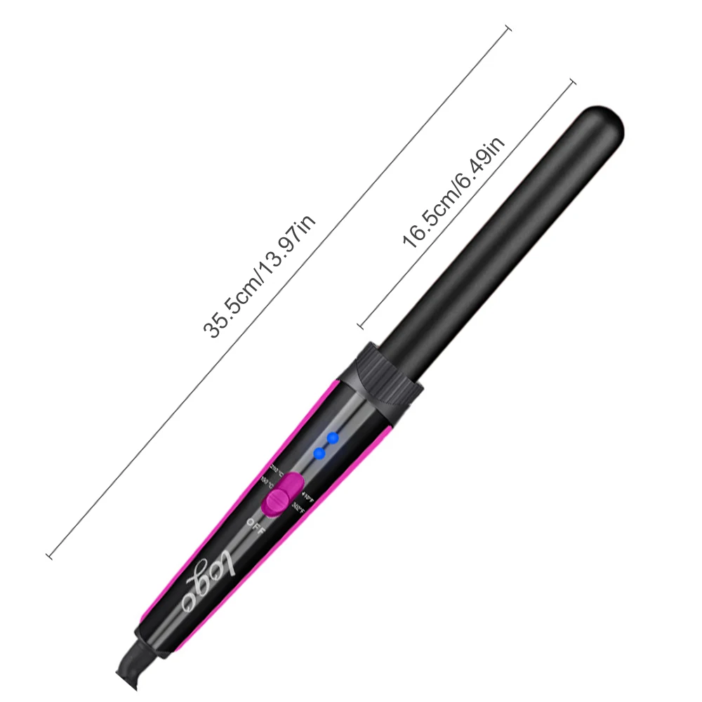 5 In 1 Professional Curling Wand Set One Step 3 Barrel Curling Iron