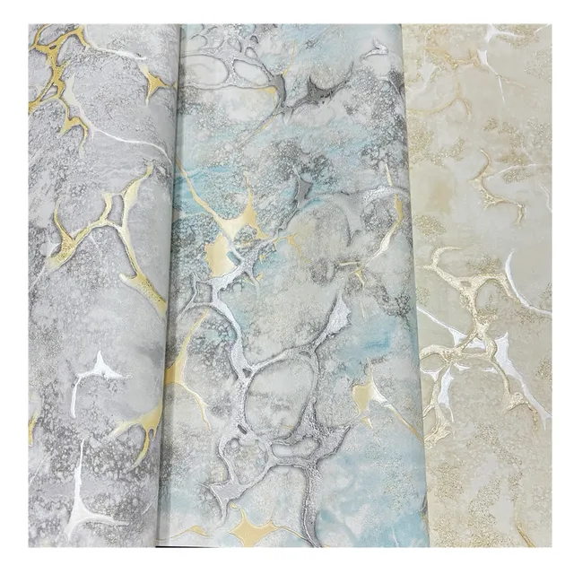 Natural cultural style wallpaper Hot Selling 3D Modern Wallpaper Environmental Protection Marble Wallpaper For Home Decoration