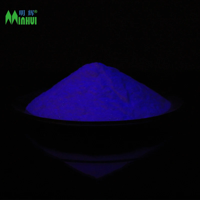 Night Glowing Phosphor Powder Luminous Powder Glow White to Blue Photoluminescent Pigment Glow in the Dark Pigment