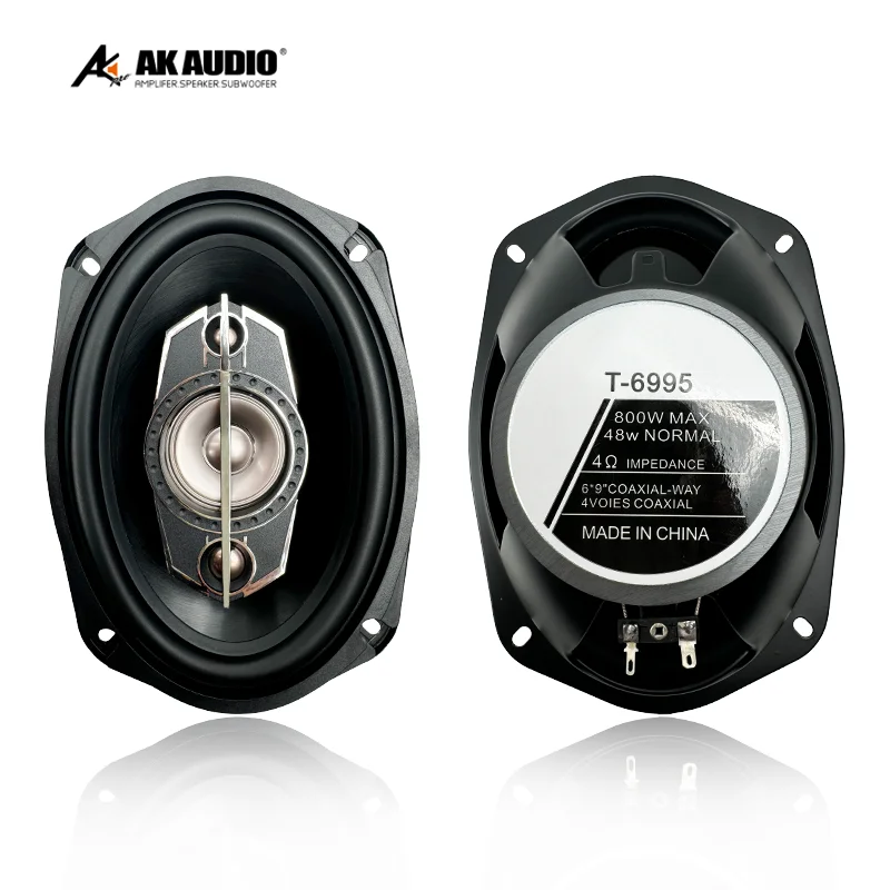 T-6995 4 Channel 6x9 Coaxial Car Speakers - Reliable 6x9 Inch