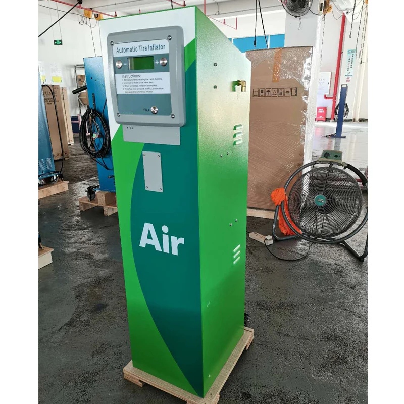 Built-in Metal Air Compressor Tire Inflator with Tire Pressure Monitor Vertical Inflation IT694 for Tire Shops