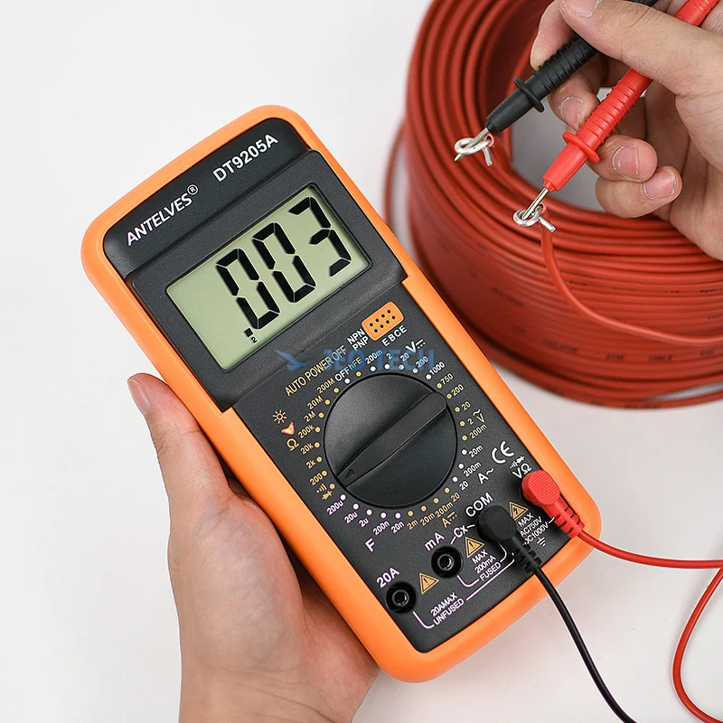 DT9205A Smart Multimeter Digital Tester Overload Protection Detector Electrician test Multi Meter Digital Multimeter