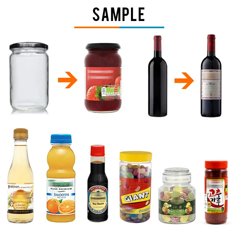 Easy Operate Auto Snus Jar Bottle Wrap Around Sticker Labeling Machine