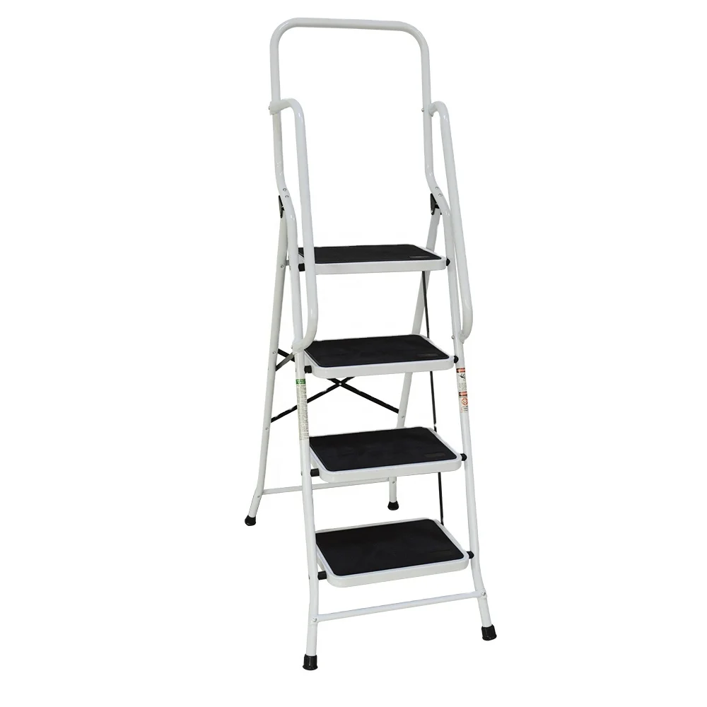 Four  Step Safety Ladder with Side Safety Rails