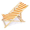 Rayures orange et blanches