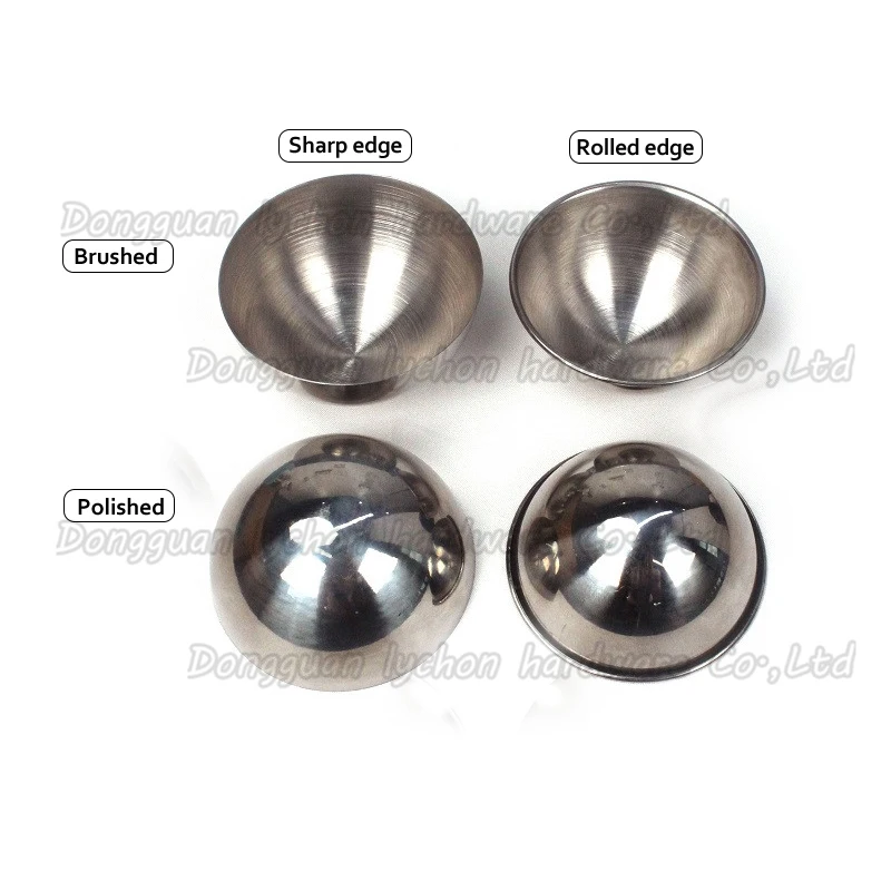 25mm 45mm 55mm 65mm 75mm 85mm Polished Stainless Steel Bath Bomb Moulds