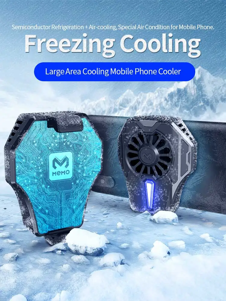 Memo Dl01 Portable Semiconductor Phone Cooler For Gaming With Fan Buy