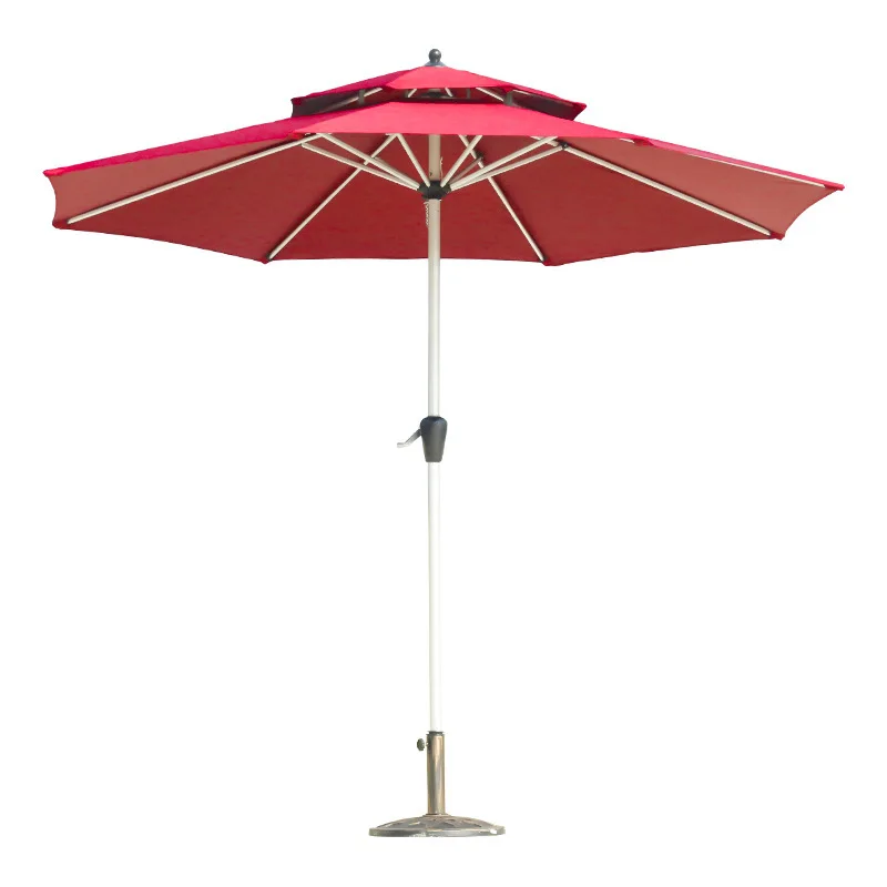 Premium Antiuv Outdoor Restaurant Patio Sun Umbrella Waterproof Fabric