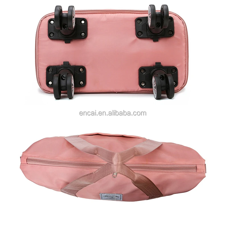 Collapsible Suitcase on Wheels Expandable Luggage Bag