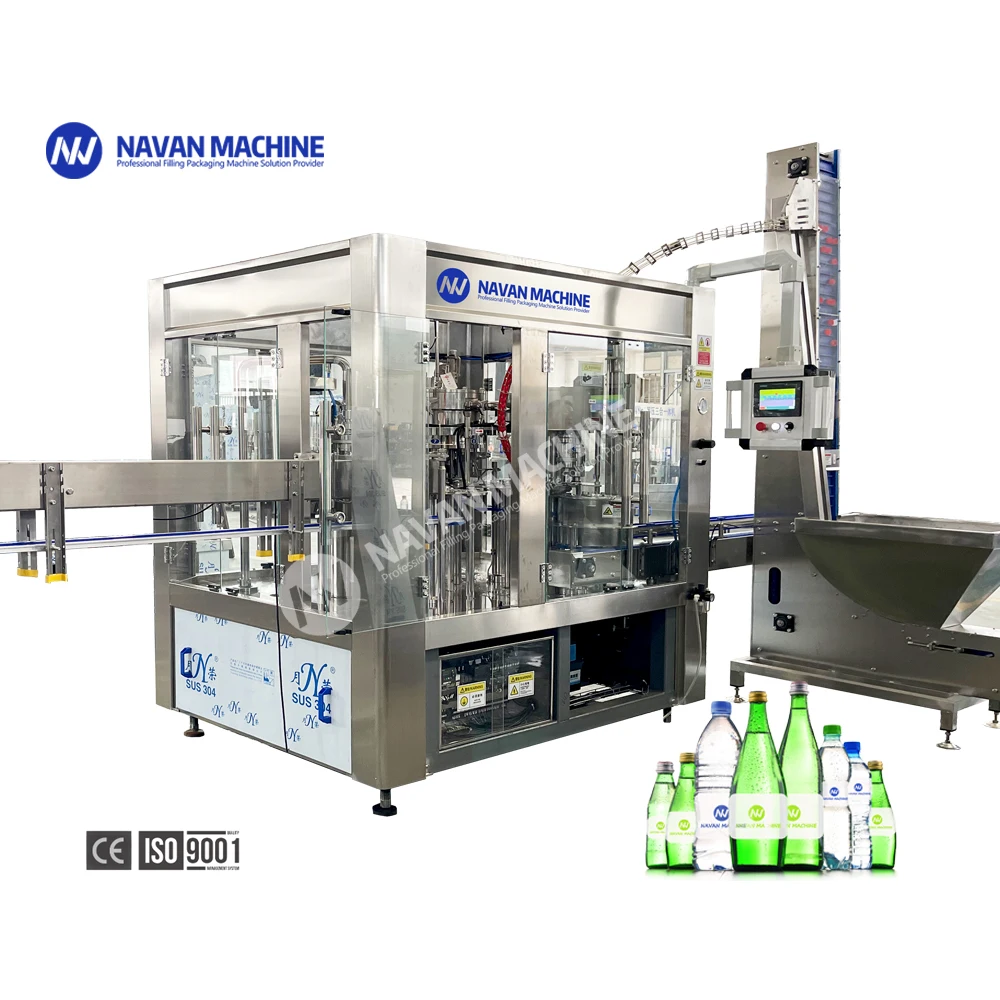 NAVAN 2L Fully Automatic Carbonated Beverage Cola Soda Filling Machine manufacture