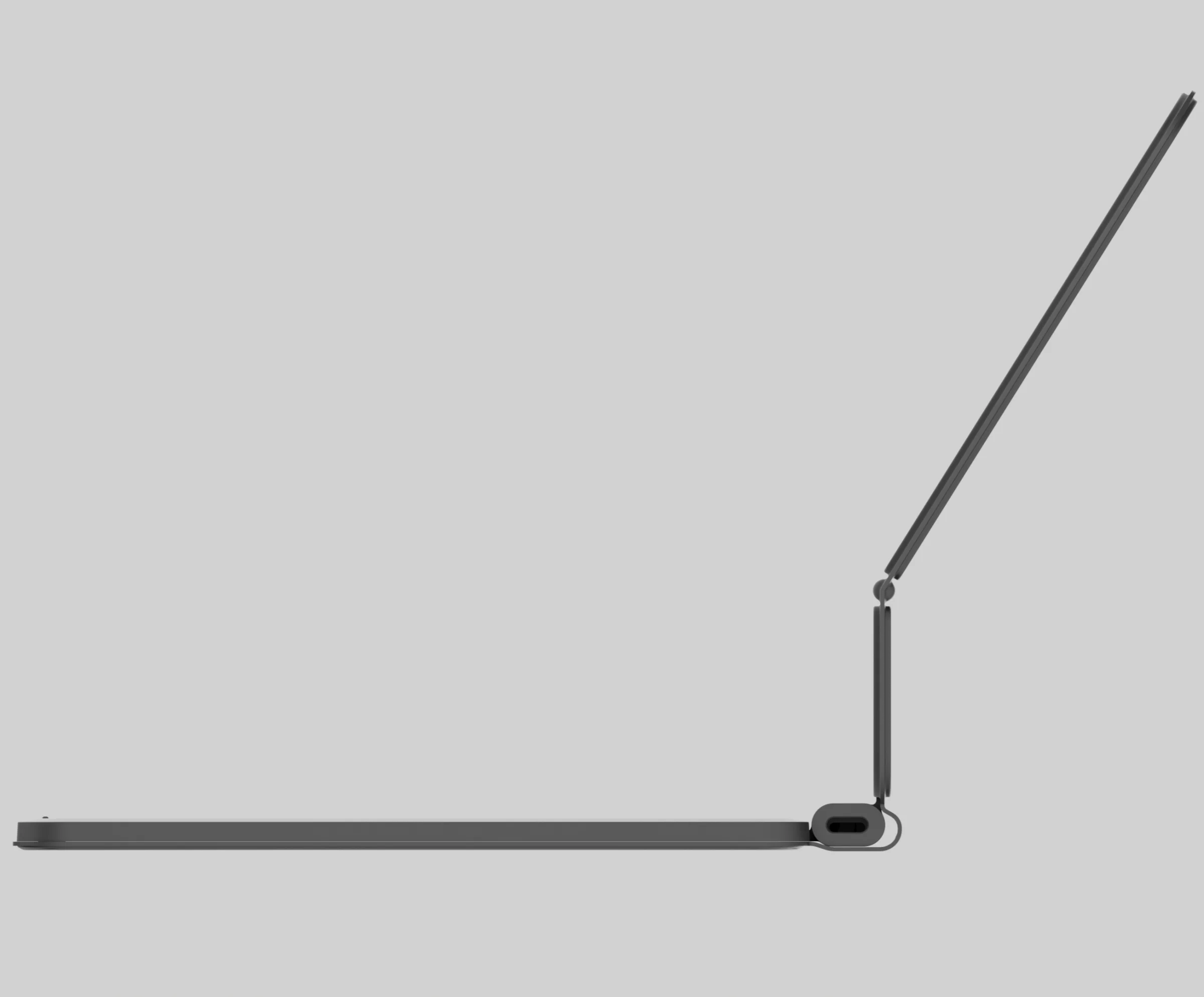 product aluminum alloy magic keyboard case compatible with ipad pro 11 2024 2025 m4 m5 wireless keyboard 6 row with backlight touch pad-4