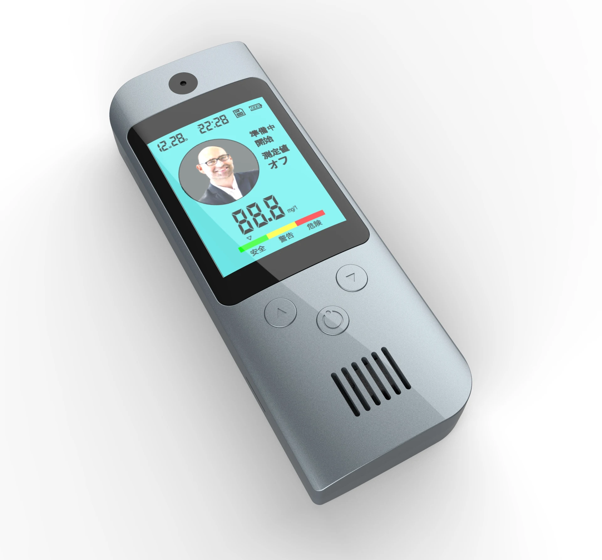 Mini Handheld Breath Color Digital Police Breathalyzer Alcohol Content Drinking Tester Portable Liquor Checker For Single Use