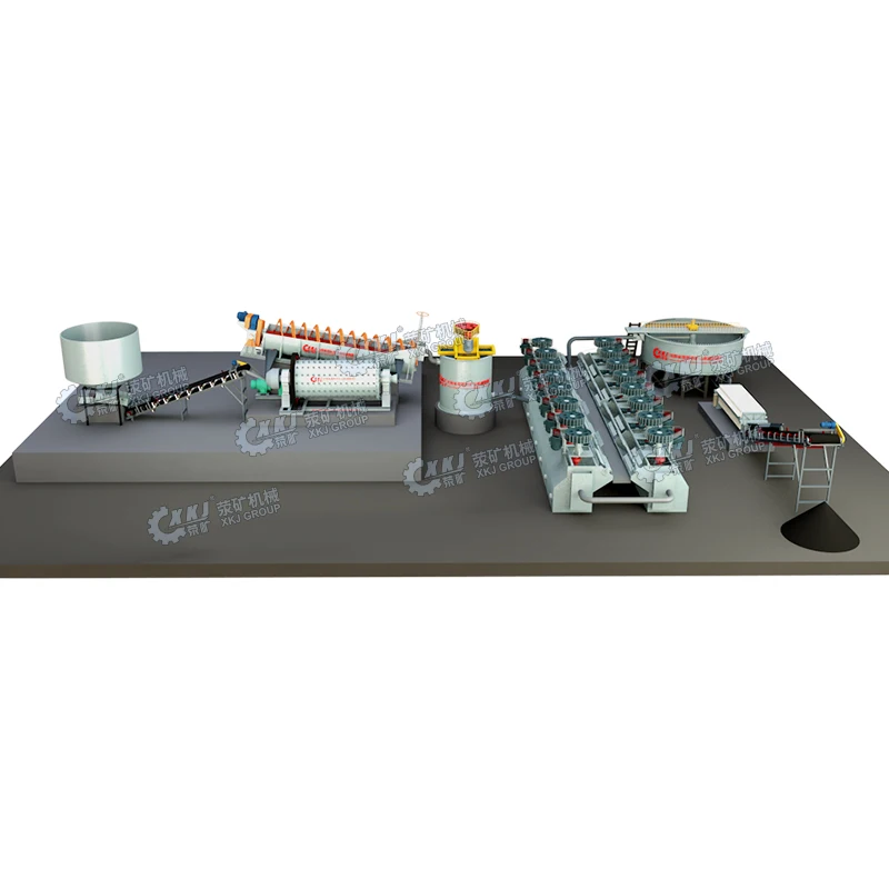1TPH Smallest Copper Ore Processing Plant Copper Ore Flotation Plant Lead Mining Flotation Processing Equipment with Best Price