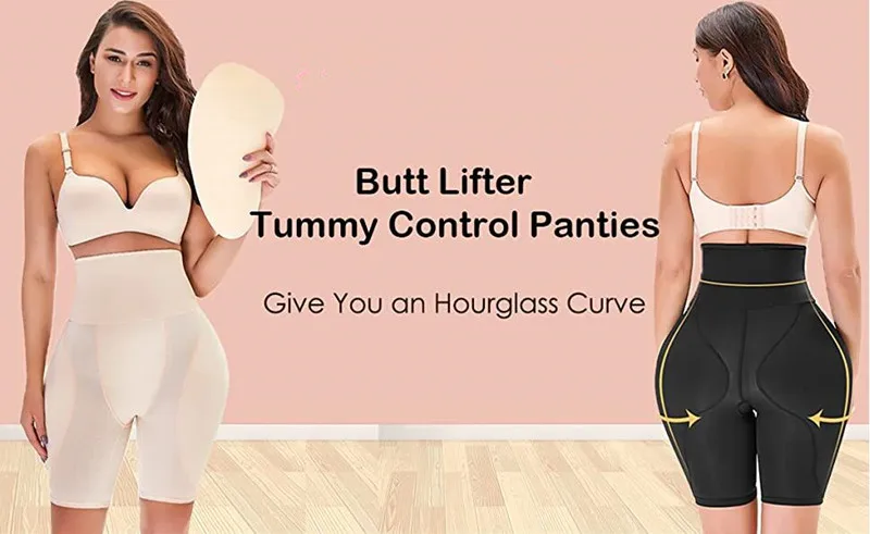 Custom Plus size Women Shapewear Control Panties Body Shaper Butt Lifter Padded Hip Enhancer Seamless Underwear