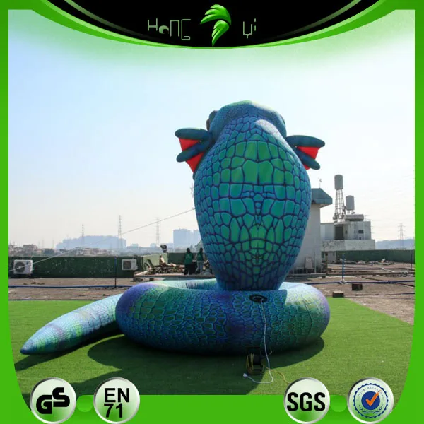 Red Inflatable Snake Custom Big Inflatable Snake Advertising Inflatable Large Net Snake ...