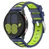 Midnight blue + lime