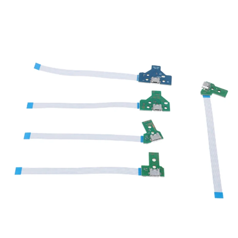 USB Charging Port Socket Circuit Board for 12 Pin JDS 011 030 040 055 14Pin 001 Connector for PS4 Controller