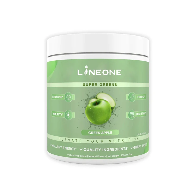 Private Label 100% Pure Mixed Vegetable Powder Superfood Supergreens Super Greens Powder