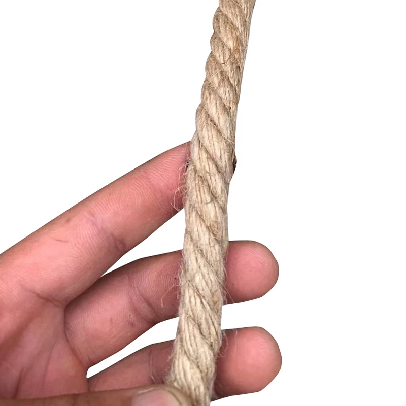 Factory Direct Supply 6-60 mm Natural Jute Rope Twine Twisted Manila Rope Hemp Rope for Craft Decorative Landscape